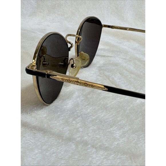 Vintage Etienne Aigner Eyeglasses Frame‎ LIBERTY 2 EA-14 Italy Gold/Black